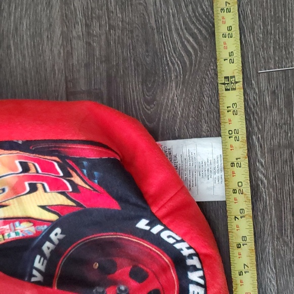❤️ Disney Pixar CARS Lightning Mcqueen Plush Backpack - Plush Carry Bag Large - Picture 12 of 12